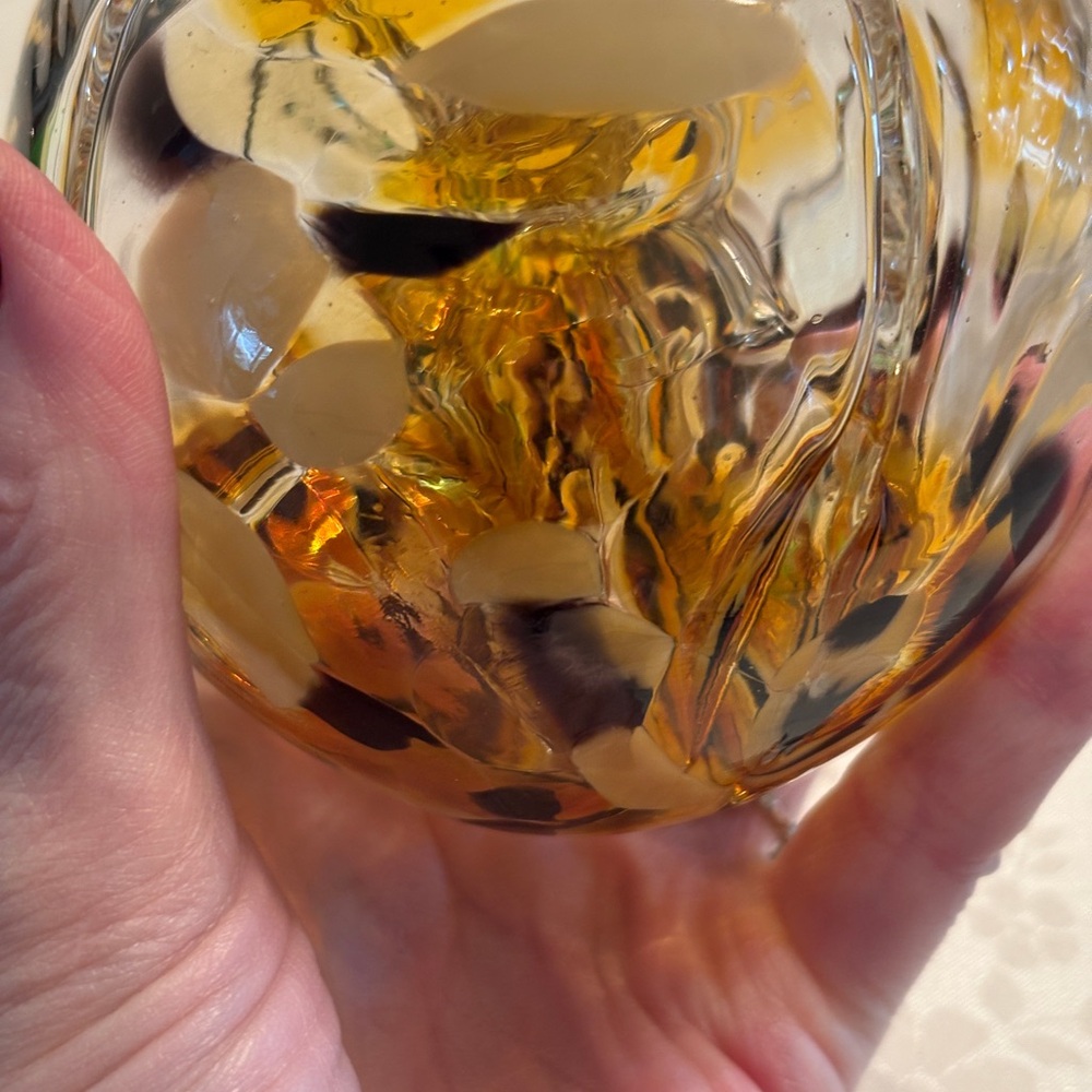 Pair of hand blown Witches Balls - Picture 4 of 9